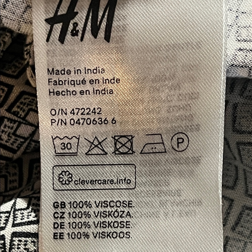 H&M Women's Romper Set - Wine, Gray (black and white), Yellow - Picture 5 of 5
